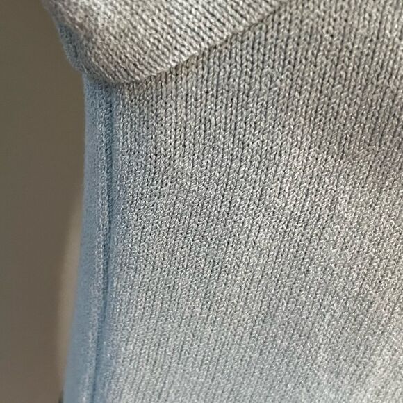 St. John 60’s style  Mod sweater teal black with emblem EUC Knit banded pullover - Picture 4 of 8